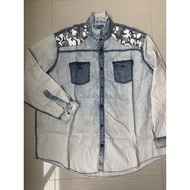 Men's Long-Sleeved Shirt Second-Hand Extra Large Size Chest 61 Inches