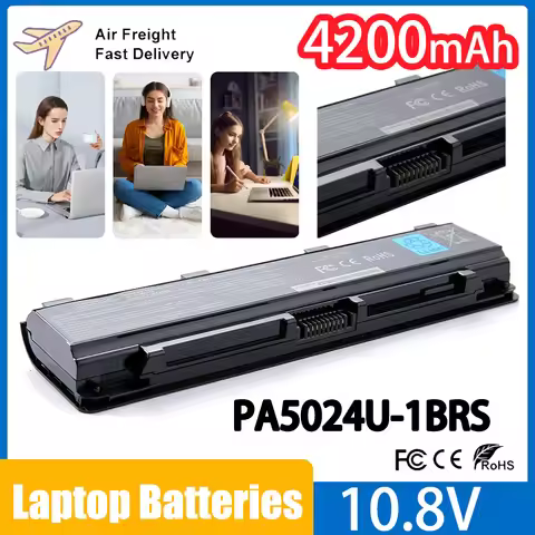10.8V 4200mAh PA5024U-1BRS Laptop Battery for Toshiba Dynabook Satellite C800 C850 C870 L800 L830 L8