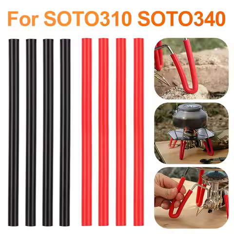 4Pcs Silicone Hose Tube Protective Cover for Soto 310 Soto 340 Spider Furnace Large Windproof Ring C