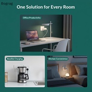 [Bogr] Wall Outlet Extender Ultra Slim 180° Rotation 2500W 4 Outlets Multi Power Splitter for Home D
