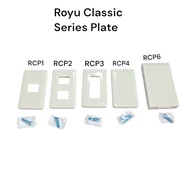 ROYU Classic Series Plate Cover RCP1 RCP2 RCP3 RCP4 RCP6 Surface Type RUB2