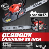 baru gergaji mesin chainsaw senso proquip qc9800x qc9800 x 26" 26