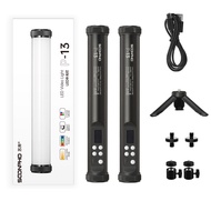 Soonpho แท่งไฟวิดีโอ Led RGB P13มาพร้อมขาตั้งกล้อง2500K-8500K CRI 95 + ไฟหลอดมือถือสำหรับสตูดิโอถ่าย