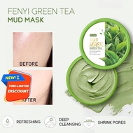 Green Tea Mud Mask (100g) - Hydr At & Pore Refin–Travel-Size Deep Cleans For Acne & Blackheads W7J0