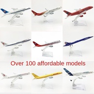 In stock airplane model 16CMAlloy Simulation Aircraft ModelA320Sichuan Airlines Southern Airlines AirbusA380Air China BoeingB747