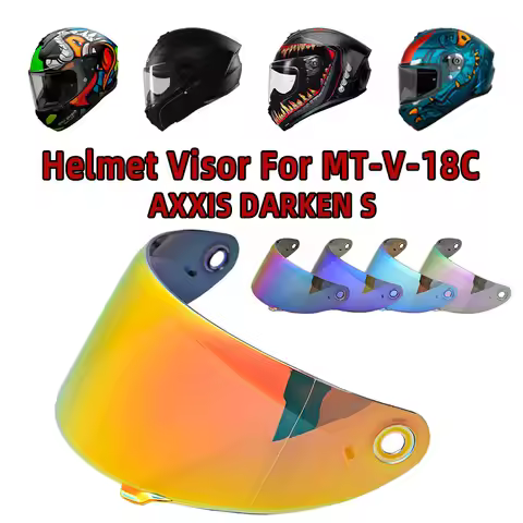 Helmet Visor For MT-V-18C for Axxis Draken S Motorcycle Helmets WindShield Lens Replacement Parts Ca