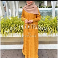 Pleated Soft Muslimah Dress