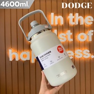 4600ml กระบอกน้ำเก็บอุณหภูมิ 4.6L ขวดน้ำสแตนเลส กระบอกน้ำ กระบอกน้ำเก็บความเย็น แก้วน้ำ ถ้วยน้ำความจ
