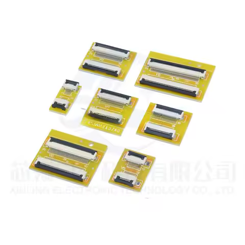 FPC/FFC flexible cable extension board 0.5/1.0MM spacing 4P/10/20/30/40/50/60P wire connector
