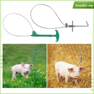 [LovoskibcMY] Pig Holder Catcher Stockbreeding Control Pole Holder Tool Set Pig Fixed Rope for Dog L