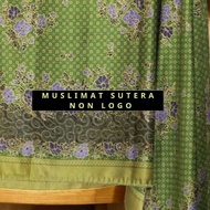 Kain Batik Halus Muslimat NU 1 Roll Bahan Semi Sutra Logo Printing