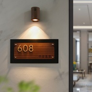 Luminous with Light House Number Plate Household Self-Adhesive Numbers 亚克力 双层 发光门牌定制 E4