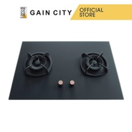 Tecno Gas Hob - 2 Burners T28tgsv-matte Black