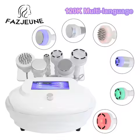 2025 120K 6 in 1 Ultrasonic Cavitation 5D Machine Anti-cellulite Weight Loss Body Slimming Massage I