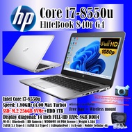 HP EliteBook 840r G4 i7-8550u (Cores: 4 Threads: 8) | SSD M.2 256GB NVMe+HDD 1TB | Ram 8GB | Full-HD | Mobile Cellular โน๊ทบุ๊ค(Notebook) แล็ปท็อป(Laptop) มือสอง ถูก ดี มีรูปสินค้าตัวจริงให้ดูทุกตัว