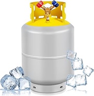 Dollate 50LB Refrigerant Recovery Tank for R12, R22, R134A, R410A, etc HVAC Cylinder Refrigerant Rec
