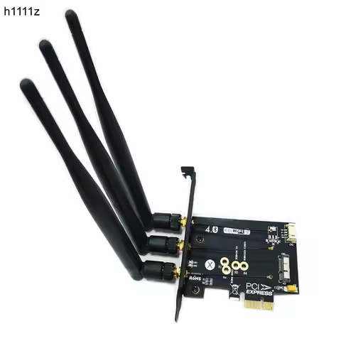 Antennas 802.11+Bluetooth 4.0 Broadcom BCM943602CS BCM94360CS2 Wireless WiFi Card Mini PCI-E to PCI-