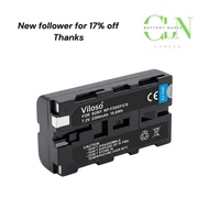 Viloso NP-F550/F570 F770 F970 NP-550/F570 NP-F770 NP-F970 Camera Battery for Sony