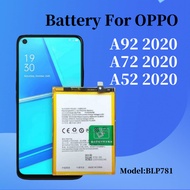 Battery For Oppo A92 2020 / A72 2020 / A52 2020 Bateri a92 BLP781