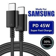 Samsung Type C To Type C SUPER FAST CHARGING data cable AMPERE 3A/5A 15W 25W 45W 65W