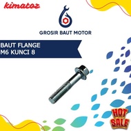 MESIN Up To 70% White Flange Bolt M6 X 50 Key 8 Bolt Engine Block Cap