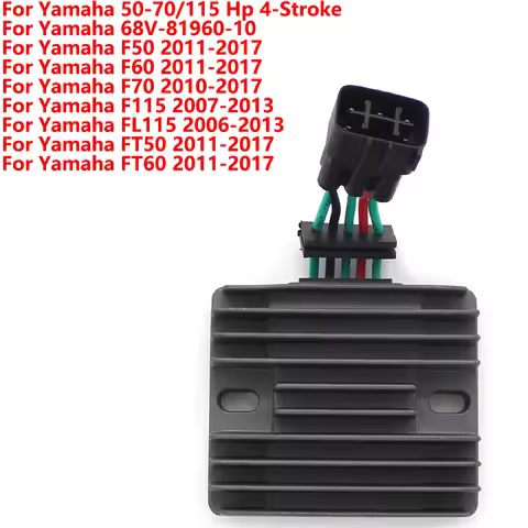 Voltage Regulator Rectifier For Yamaha F50 F60 F70 F115 FL115 FT50 FT60 50-70 115 4-Stroke 68V819601