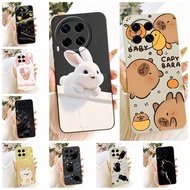 For Tecno Camon 30 5G CL7 Case For Tecno Camon 30 4G CL6 CL6k Casing Cute Cat Luxury Fashion Love Fu