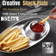 304 stainless steel Snack Plate