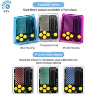 Upgraded Pixel Game Console Electronic DIY Kit 51 MCU Educational Game Electronic DIY Soldering Prac