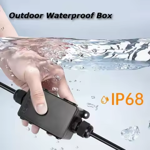 2 to 2 out Outdoor 2-Way Waterproof Terminal Junction Box PG9 M20 3 to 3 Buried Street Lights Splitt