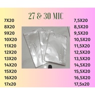 (THICK) OPP plastic invitation x20 Plastic Seal/ Blank Plastic/ 7x20/ 8x20/ 9x20/ 10x20/ 11x20/ 12x2