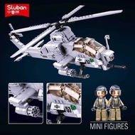 482PCS Air Force Aviation AH-1Z VIPER Aircraft Plane Helicopter ship Building Blocks Weapon Bricks B