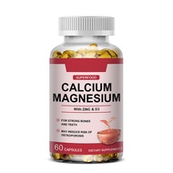Suplemen Magnesium Kompleks Kalsium Magnesium Seng dan Vitamin D3 untuk meredakan kram kaki dan meni