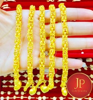 สร้อยข้อมือลายมีนา น้ำหนัก1บาท 2บาท ทองหุ้ม ทองชุบ สวยเสมือนจริง JPjewelry