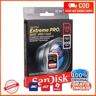 Sandisk SD Card Extreme Pro V30 U3 4K - 128GB - D-128G