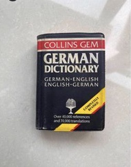 German English Dictionary Collins Gem 德英字典  Collins Gem German Dictionary