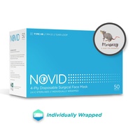 NOVID 4-Ply Disposable Surgical Face Mask (Type IIR) - With NOVID Logo