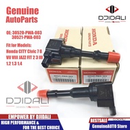【GenuineAUTO】Honda Jazz Ignition Coil   Idsi Ignition Coil Front Rear 30520-PWA-003 30521-PWA-003 fo