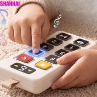 SHANHAI Button Sensory Board, Numbers Design Button Panel Numbers Elevator Toy, Numbers Toy with Lig