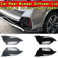 For BMW X1 IX1 U11 M Sport Rear Bumper Diffuser Protector Splitter Rear Spoiler for BMW X1 IX1 U11 M