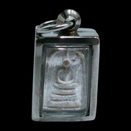 LP Pae Phra Somdej Khanaen Thai Buddha Amulet Pendant Collectible Lucky Talisman BE 2512 with waterp