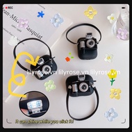 Lilyrose Store/ 【You can click it-Shine Camera】TPU Black AirPods Pro2 Pro 1 2 3 Casing AirPods Protector