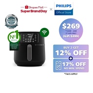 PHILIPS 7.2L 16-in-1 Digital Airfryer XXL 5000 Series Connected - HD9285/91, Bake, Dehydrate, Ferment, Stew, Confit ++