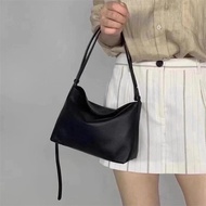 Korean Niche bucks leather Small Square Bag Simple Casual Tote Bag Hand-Carrying Shoulder Messenger 