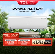 TCL 1HP Inverter Aircon Split-type Air Conditioner TAC-09CSA/KEI (White)