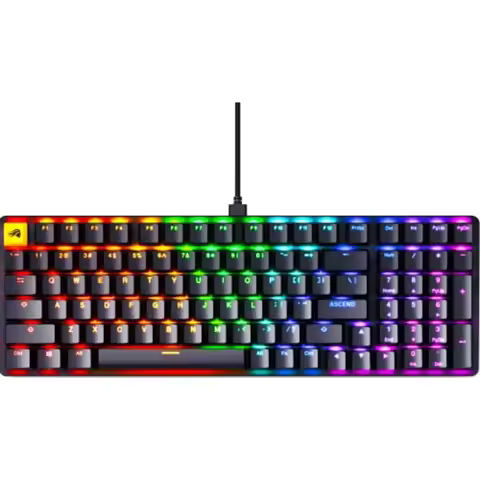 GMMK 2 Gaming Mechanical Keyboard - Hotswap Cherry Mx Style Linear Switches - Full Size Wired - Doub