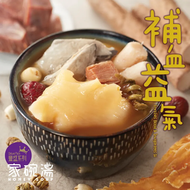 家碗湯 - D4 - 花膠淮山鐵皮石斛蓮子雞湯 (500毫升)【豐盛系列】香港製造 零味精 零防腐 翻熱即飲湯包 急凍-18°C