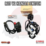 YAMAHA YZF R25 V2 RIGHT & LEFT HANLDE SWITCH B1X-H3975-00 / BS7-H3972-00 ORIGINAL HLY R25V2 SUIZ TAN