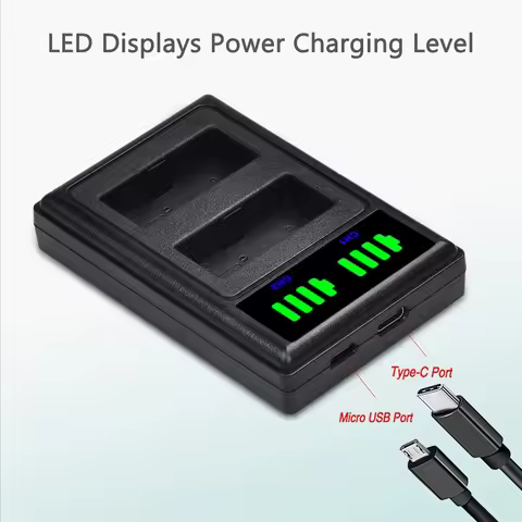1400mAh NP-W126 NP-W126S W126S Battery + LED Dual Charger for Fujifilm X100F X-A10 X-A7 X-A5 X-A3 X-