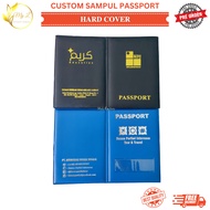 My.L CUSTOM - HARDCOVER PASSPORT COVER SCREEN PRINTING & HOTPRINT EMBOSSED PASSPORT COVER HOLDER PAS
